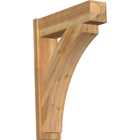 Ekena Millwork Thorton Rough Sawn Craftsman Outlooker, Western Red Cedar, 8"W x 30"D x 38"H OUT08X30X38THR04RWR